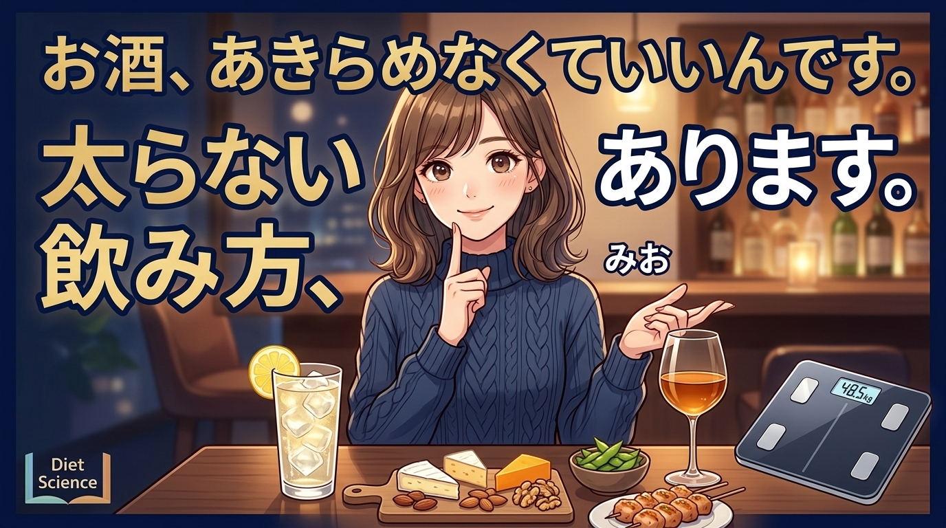 ダイエット中のお酒との付き合い方｜太りにくい飲み方と選び方を整理