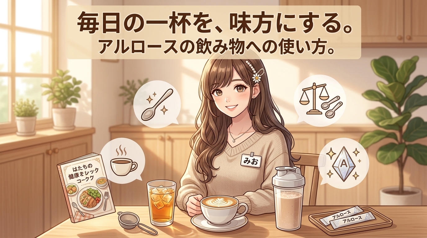 アルロースの飲み方｜飲み物への使い方と量の目安