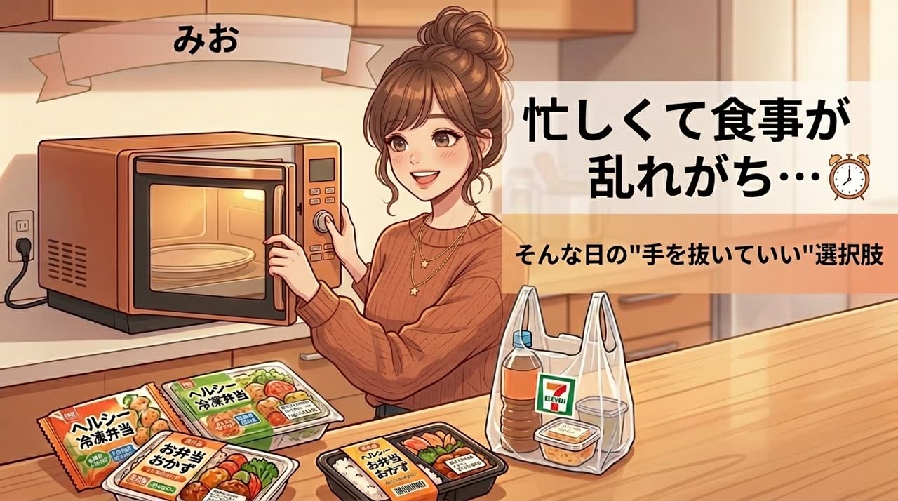 忙しくて食事が乱れがち…そんな日の「手を抜いていい」選択肢