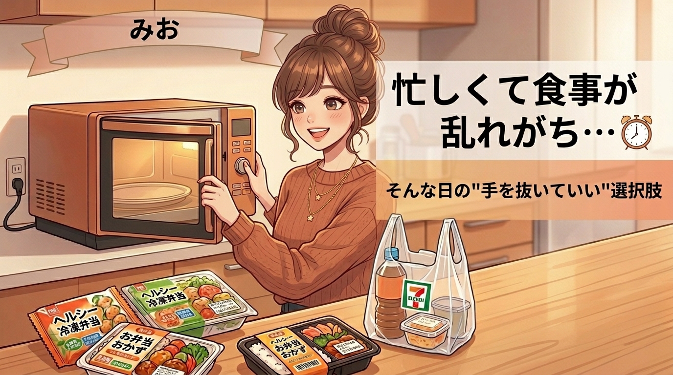 忙しくて食事が乱れがち…そんな日の「手を抜いていい」選択肢