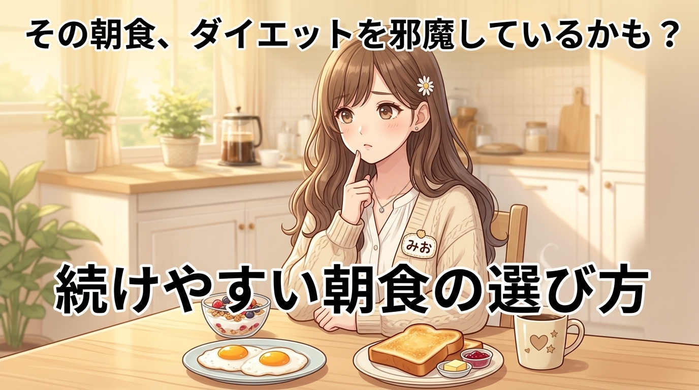ダイエット中の朝食｜太りやすい食べ方と続けやすい朝ごはんの選び方