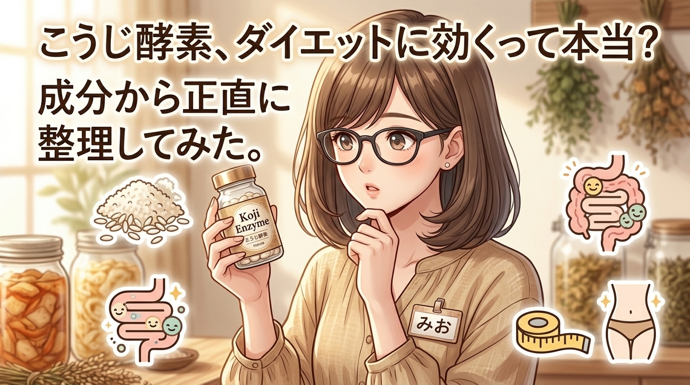 こうじ酵素でダイエットできる？効果・選び方・続けやすい飲み方を整理