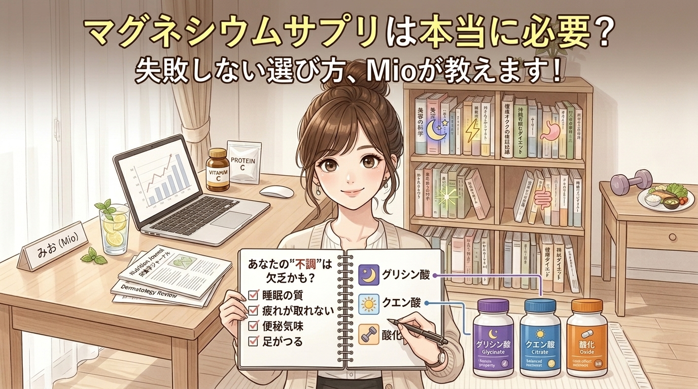 マグネシウムサプリは本当に必要？