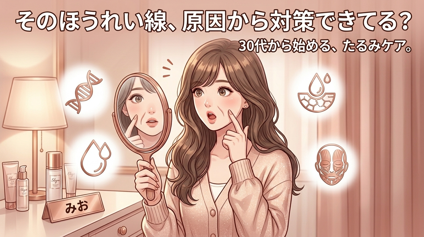 ほうれい線が気になる30代へ｜原因・悪化させるNG習慣と正しいケア方法