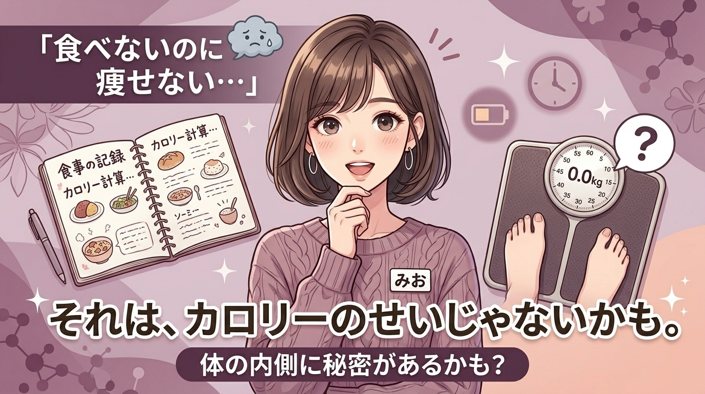 体重が減らない本当の理由｜カロリー以外に見直すべき5つのこと